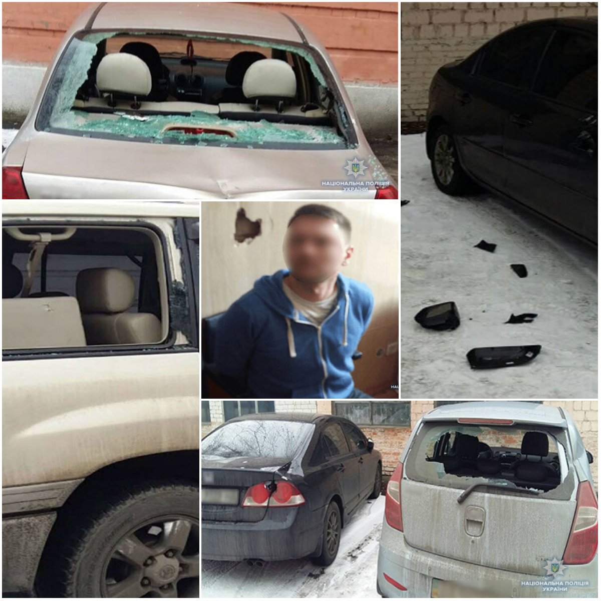 35-летний одессит разбил топором 13 машин возле Соломенского суда 35-летний одессит разбил топором 13 машин возле Соломенского суда