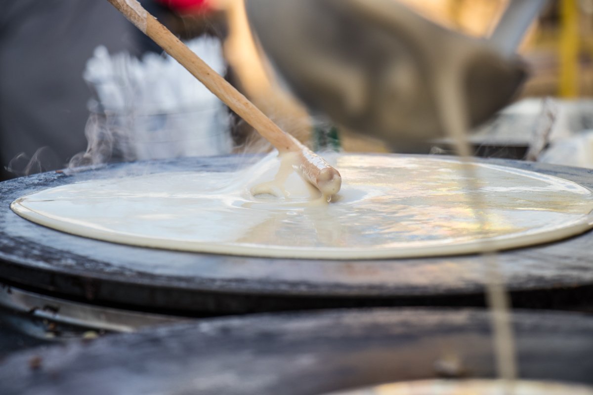 Панкейки получались сытными и большими