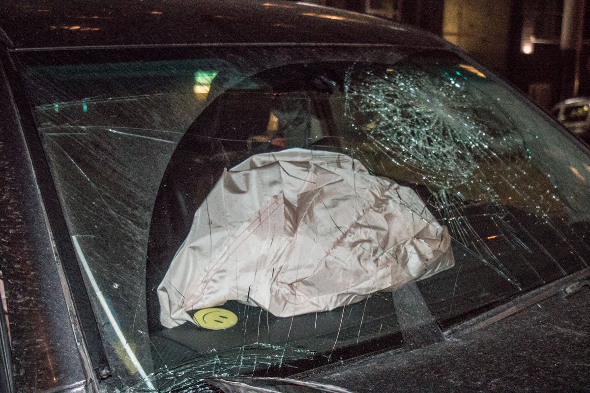 Водителя спасла подушка безопасности