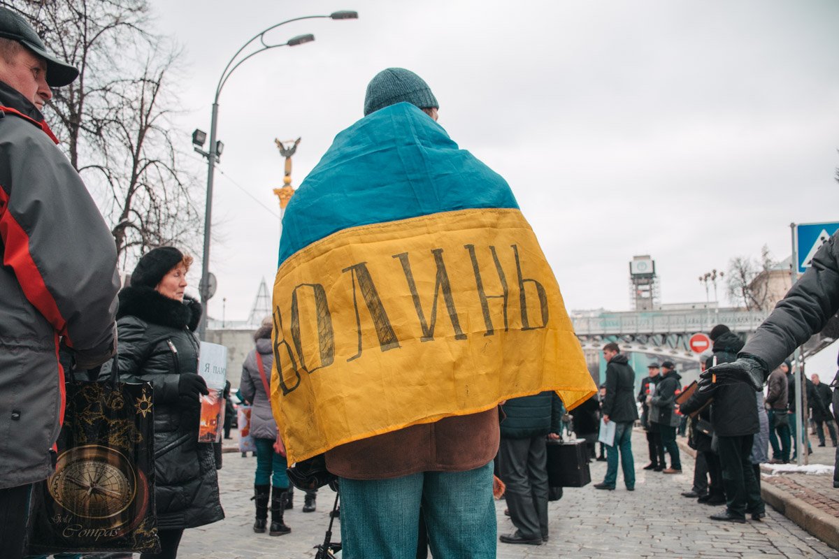 Акция прошла в честь тех, кто погиб зимой 2014 года на Майдане
