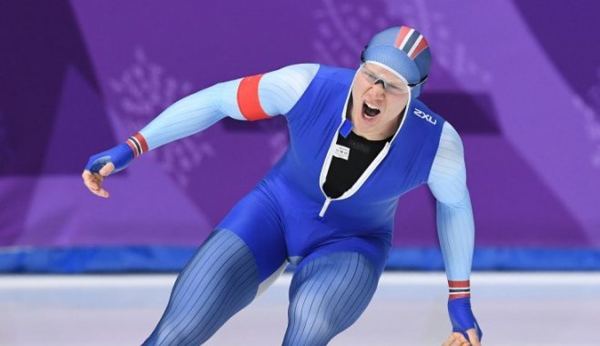 Олимпийский чемпион норвежец Ховард Лоренсен