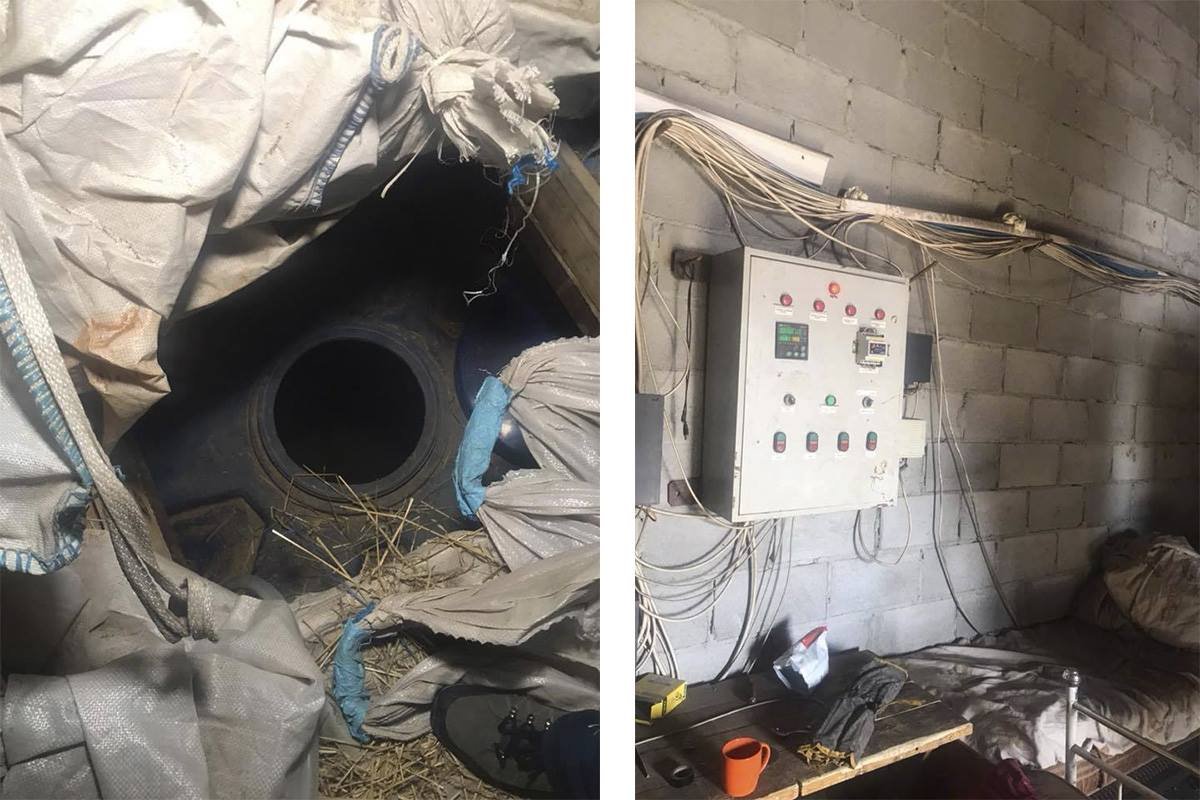 Производство находилось на глубине пяти этажей под землей