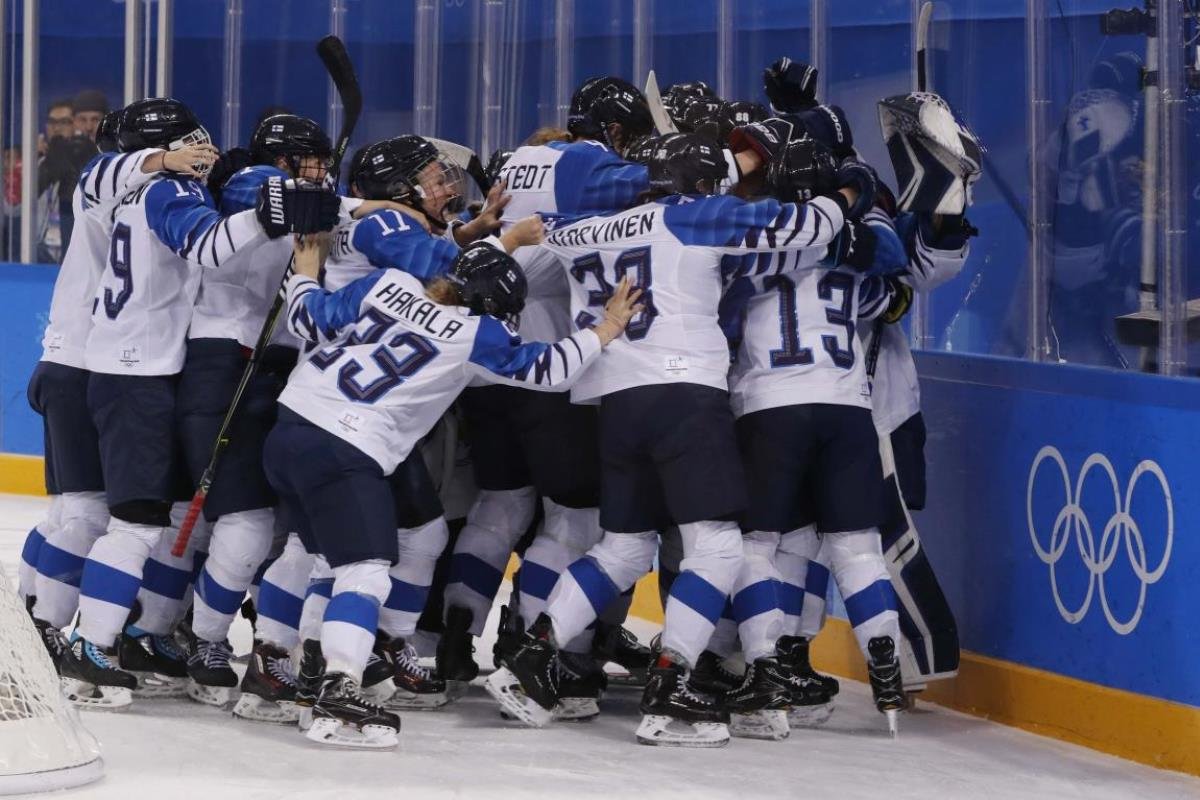 Финляндия - атлеты из России (5:1)