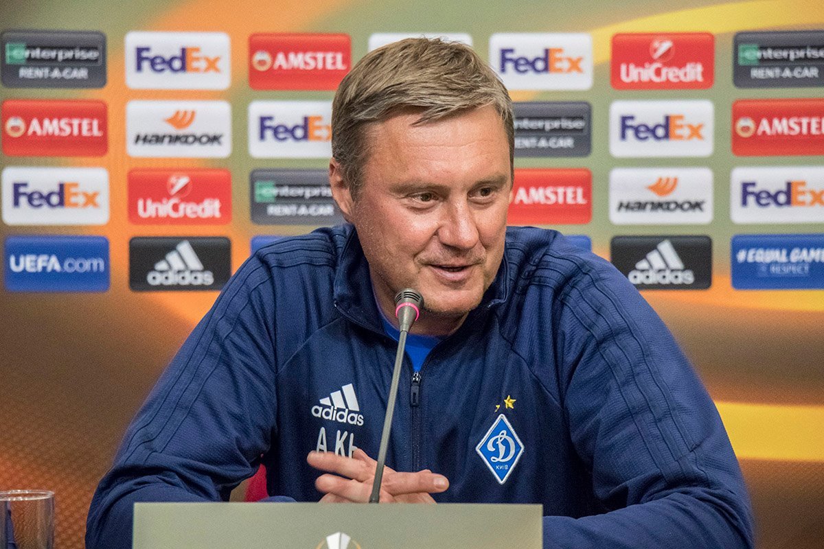 Тренер "Динамо" Киев Александр Хацкевич представил новых игроков и рассказал о настрое на игру с АЕК