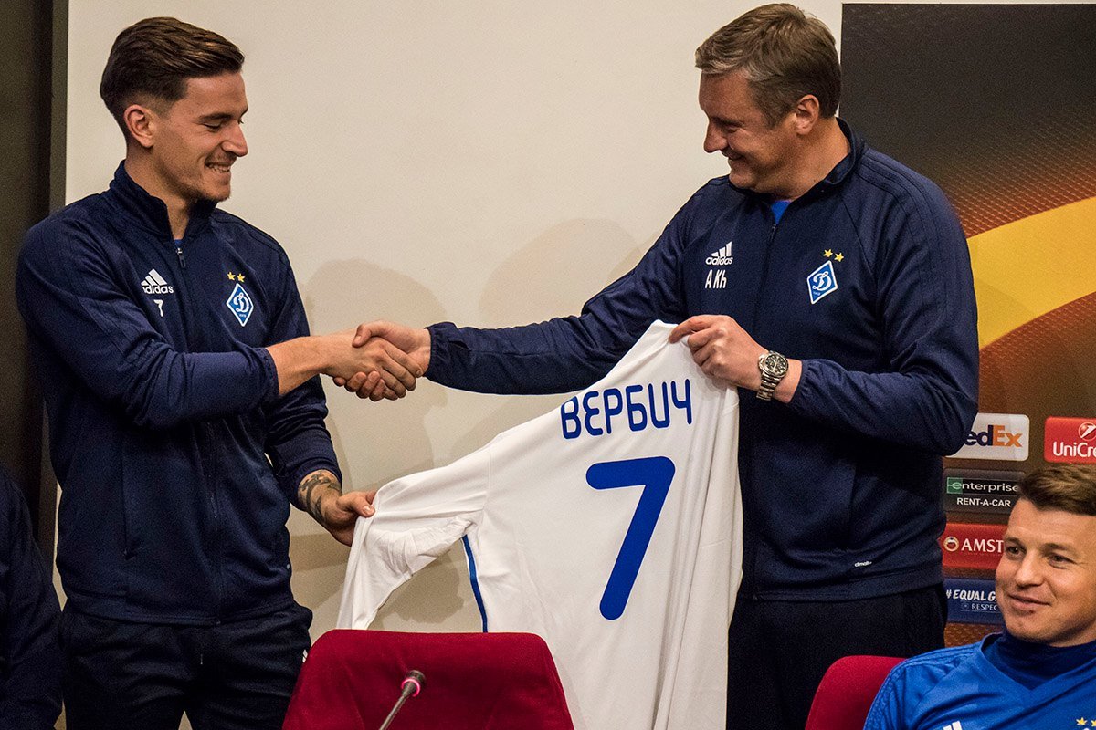 До перехода в "Динамо" словенский футболист Беньямин Вербич играл за датский "Копенгаген" 