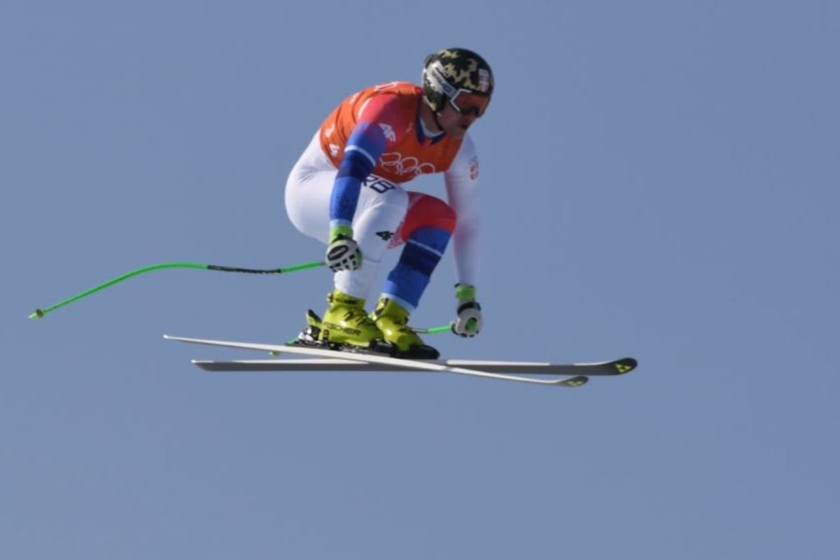 Иван Ковбаснюк, который участвовал в слаломе, не финишировал Иван Ковбаснюк, который участвовал в слаломе, не финишировал