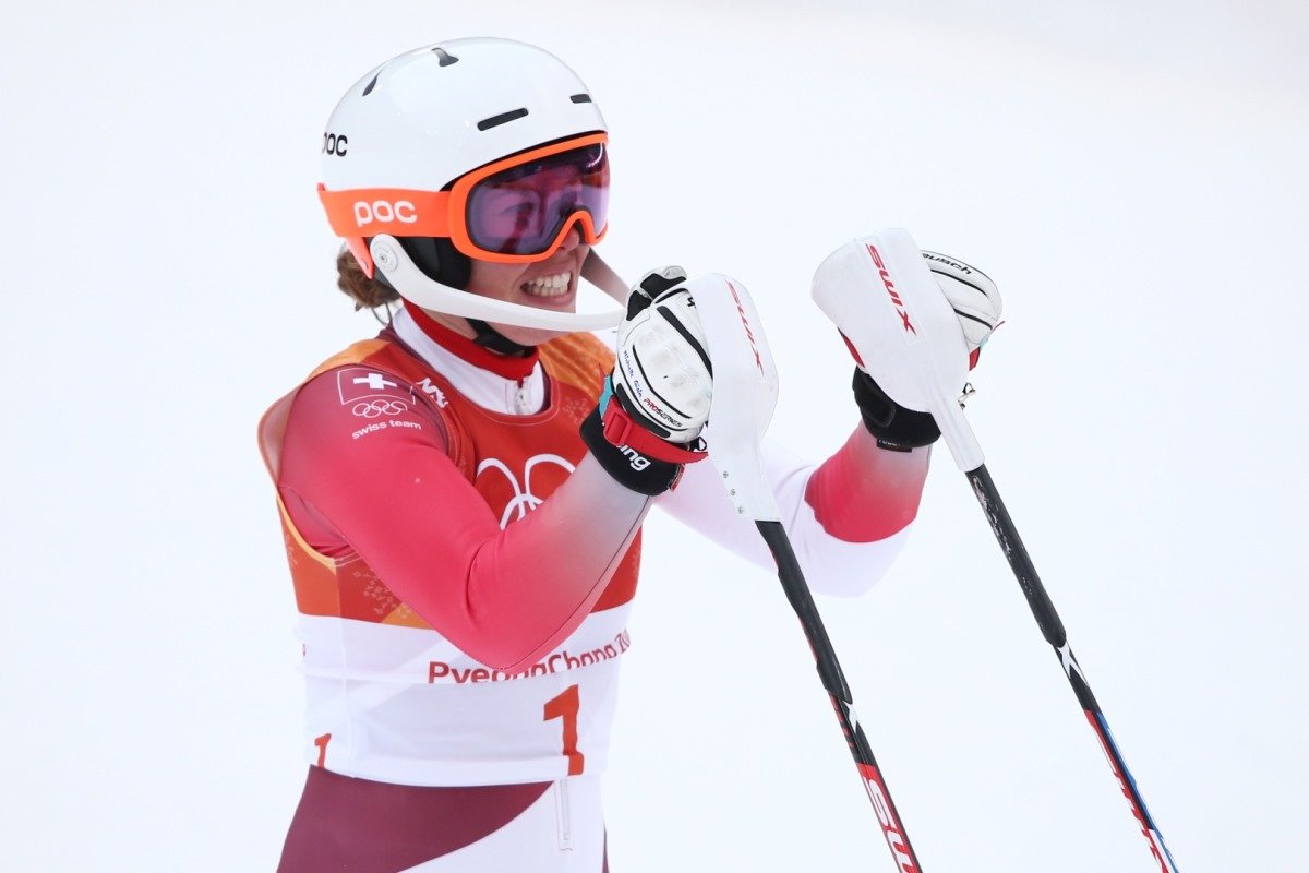 В суперкомбинации среди женщин швейцарка Мишель Гисин получила первенство В суперкомбинации среди женщин швейцарка Мишель Гисин получила первенство