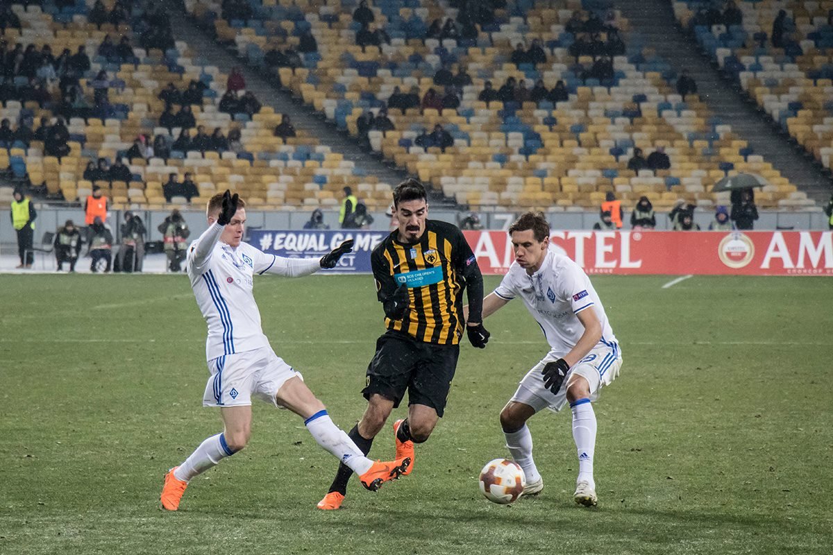 Динамовцы не подвели ни тренера, ни болельщиков, и выстояли до конца матча, не пропустив ни одного гола