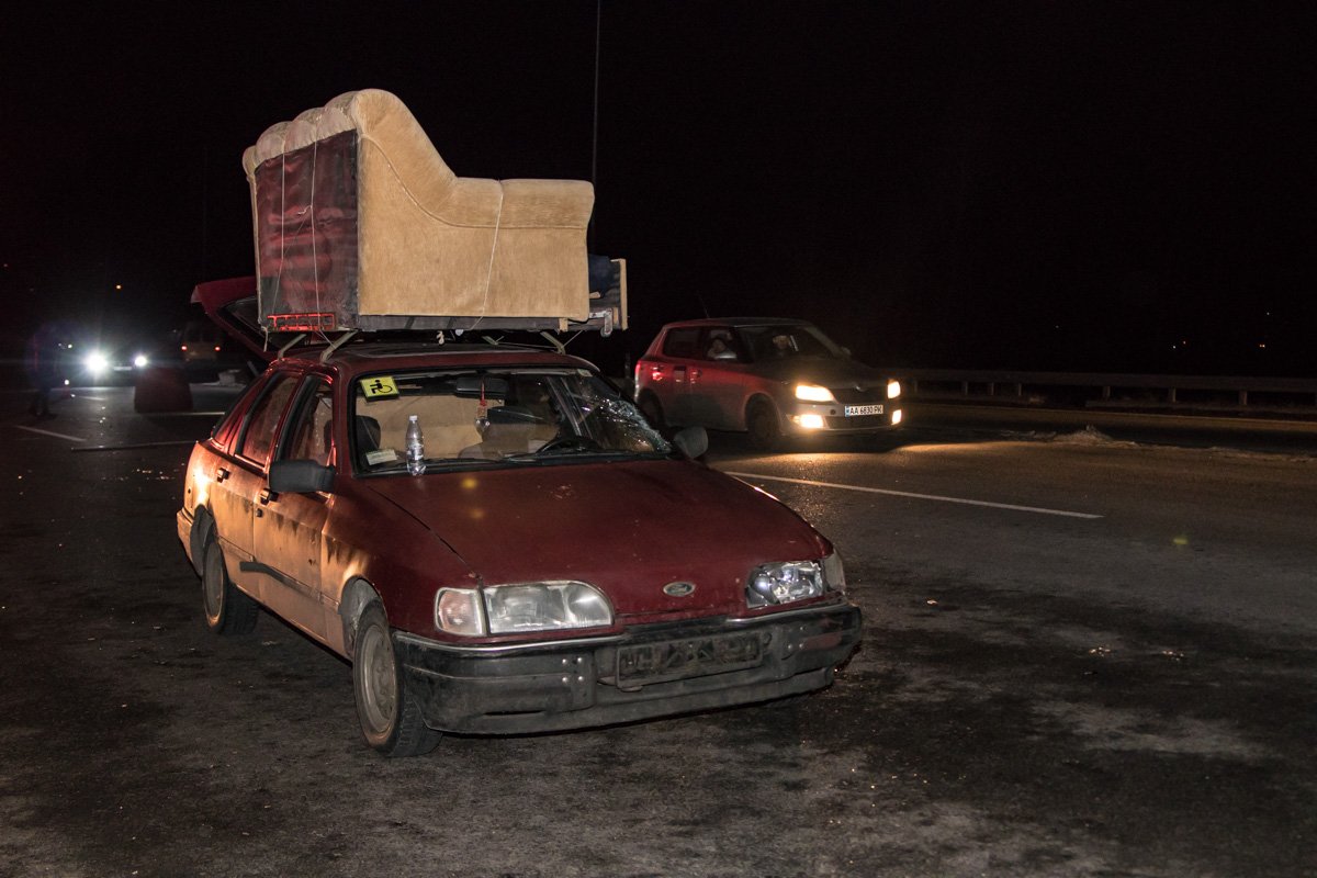 Авария произошла на Одесской трассе 