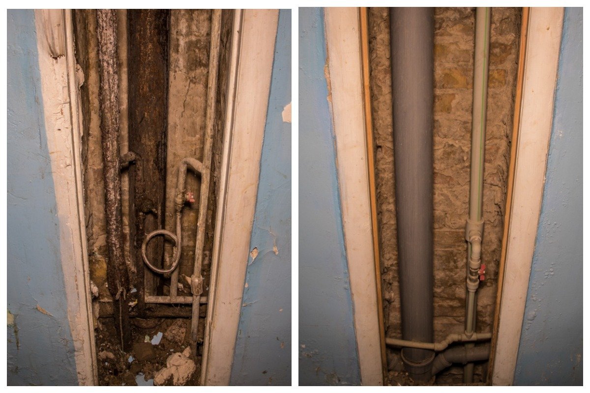 Дела с сантехникой не намного лучше