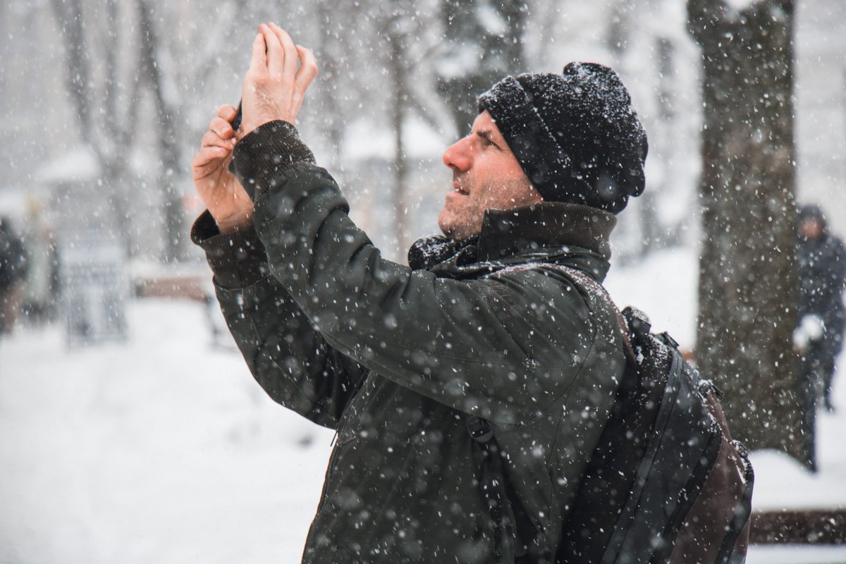 Заснеженный Киев прекрасен Заснеженный Киев прекрасен
