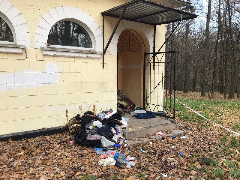 В Киеве в туалете Голосеевского парка нашли полураздетый труп женщины 2