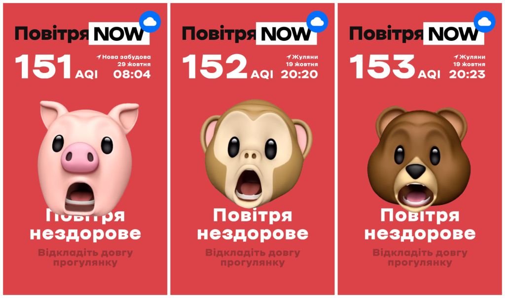 Популярный киевский бот о качестве воздуха перешел на real-time данные 1