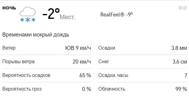 Какой будет погода в Киеве на Новый год 2021 4