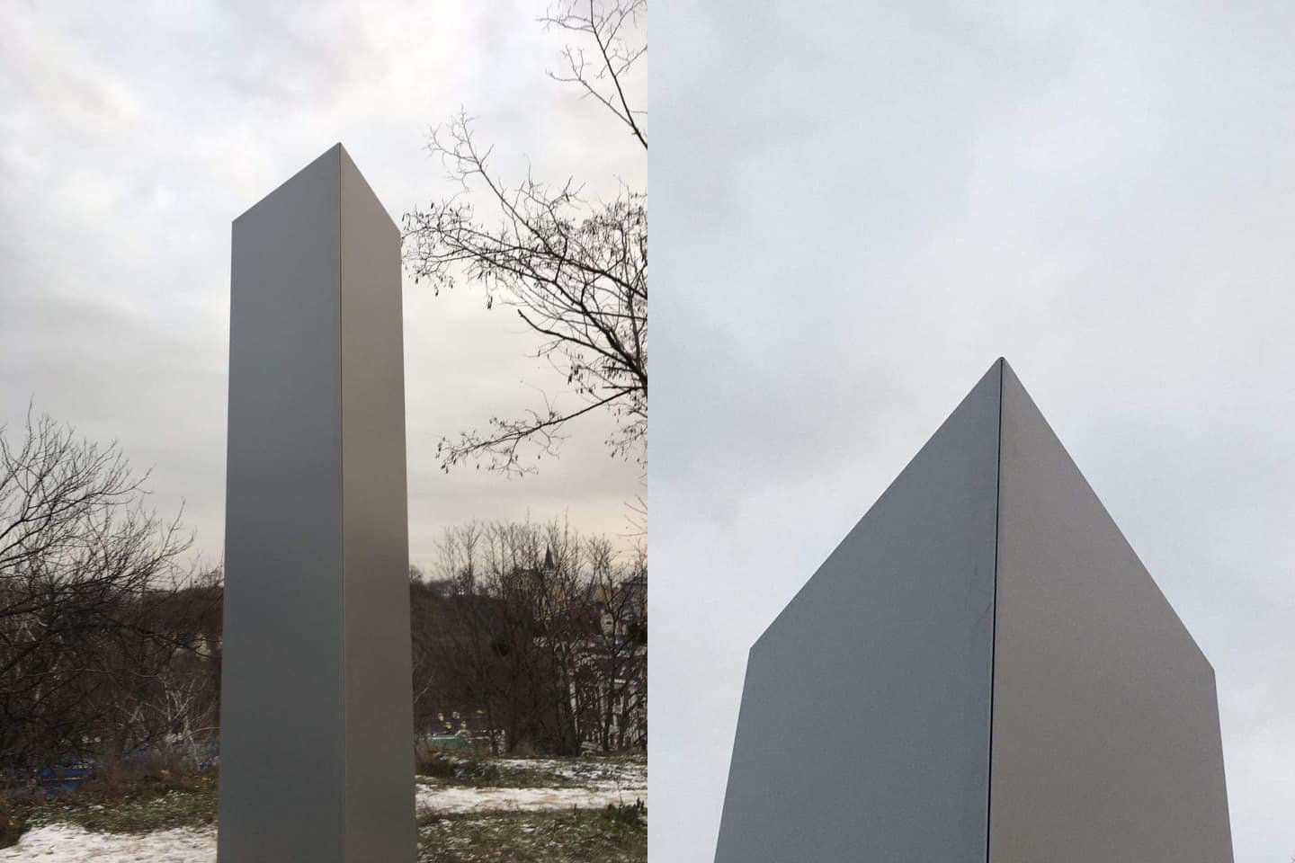 Монолит на Замковой горе в Киеве. Фото: Facebook Юрий Романенко