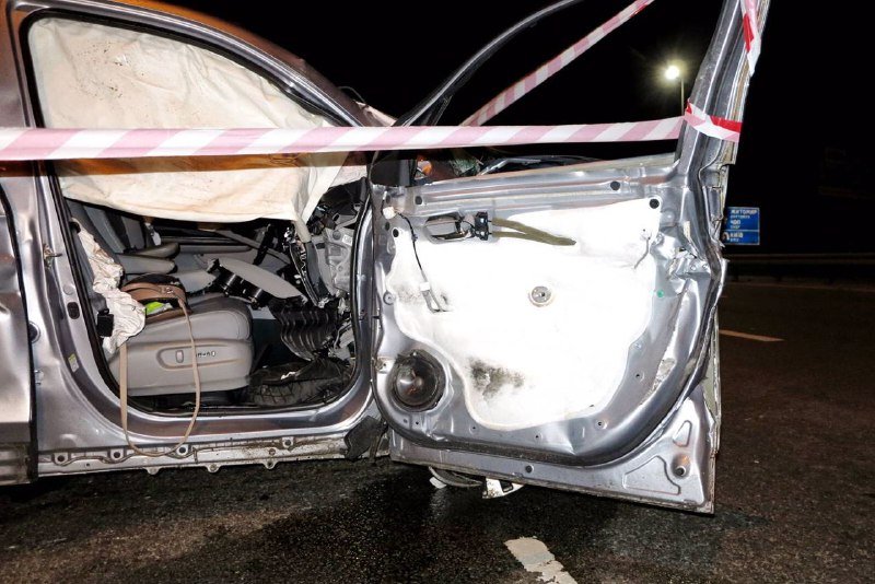 Смертельное ДТП под Киевом: непристегнутые пассажиры Honda вылетели через лобовое 6