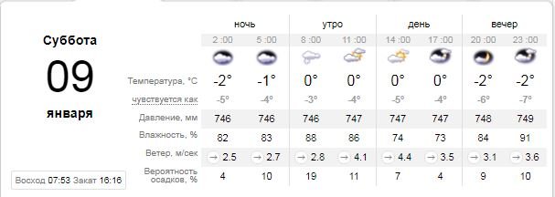 Погода на 9 января: в Киеве пойдет мелкий снег 1