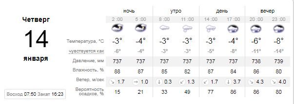 Погода на 14 января: в Киеве будет снег и морозы 1