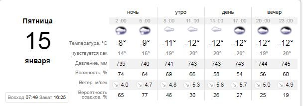 Погода на 15 января: в Киеве будет снежно и морозно 1