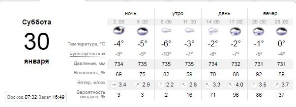 Погода на 30 января: в Киеве весь день будет идти снег 1
