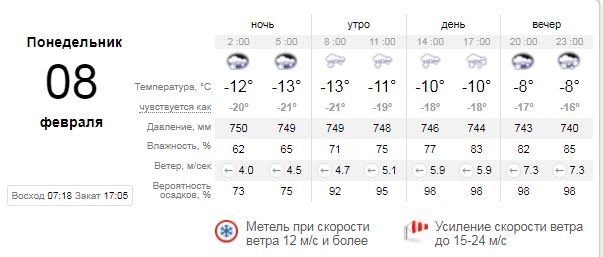 Погода на 8 февраля: в Киеве будет снег и сильный ветер 1