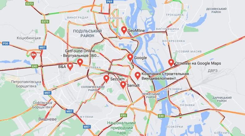 Снегопад в Киеве: город застрял в пробках, на дорогах ДТП, общественный транспорт ходит с задержками 1