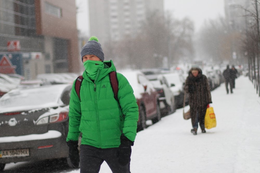 Снегопад в Киеве в лицах и пробках: как с утра выглядит столица во время непогоды 8
