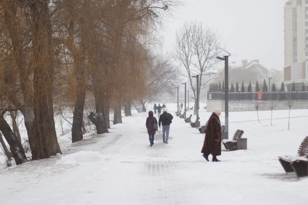 Снегопад в Киеве в лицах и пробках: как с утра выглядит столица во время непогоды 13
