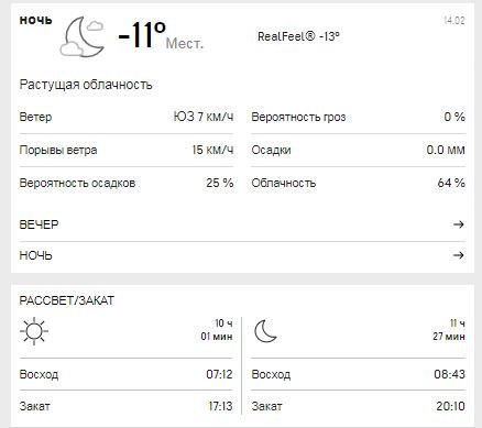 Какой будет погода на День святого Валентина 2021 в Киеве 3