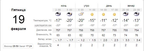 Погода на 19 февраля: в Киеве температура опустится до минус 20 градусов 1