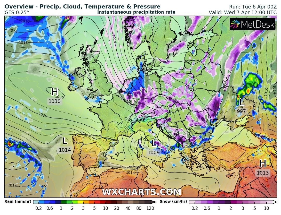 На Киев надвигается похолодание и мокрый снег 1