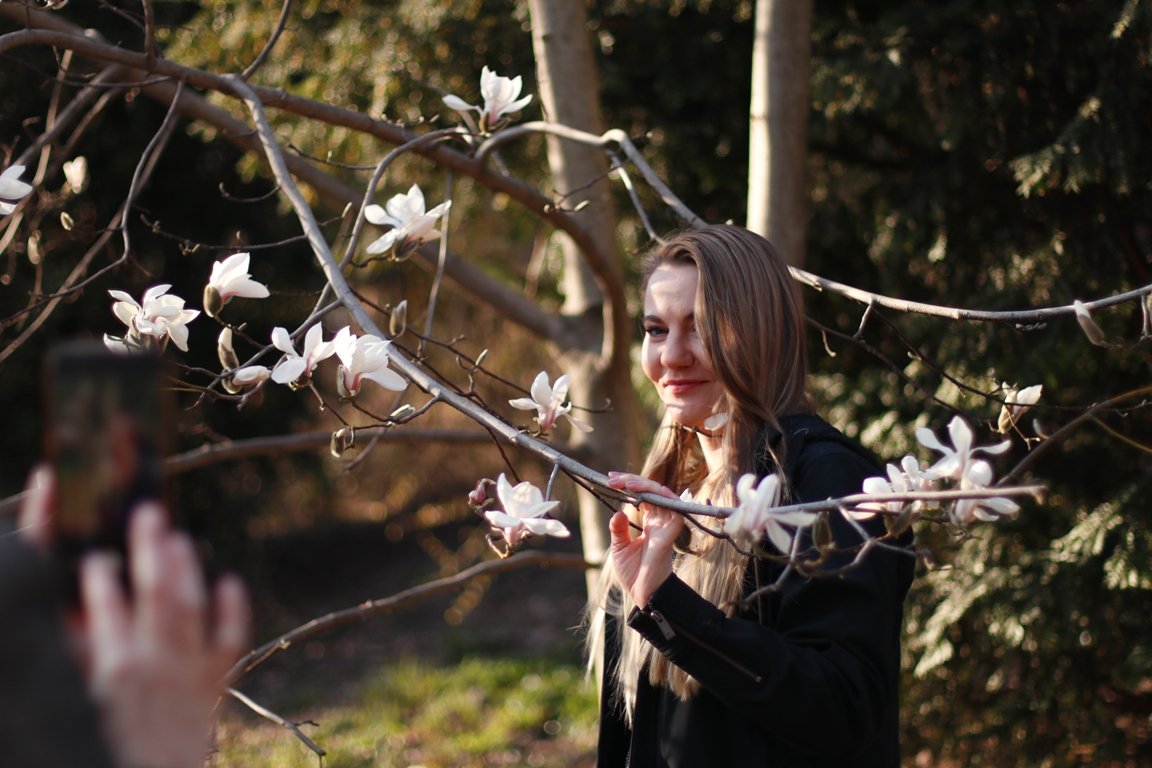 В ботсаду Фомина в Киеве зацвели первые магнолии: фоторепортаж 4