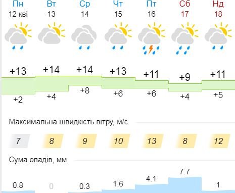Готовьте зонты или оставайтесь дома: погода в Киеве на неделю 2
