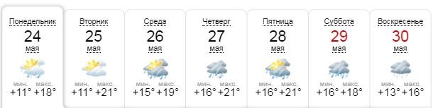 Погода на неделю: в Киеве будут дожди с грозами 2