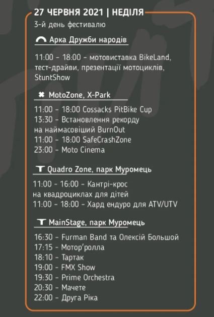 Программа MotoOpenFest 2021: где и когда Киев заполнит рев моторов 4