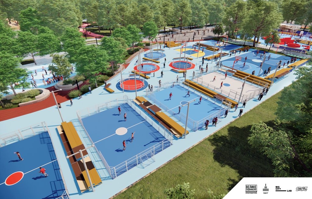 Урбан-парк, беговые дорожки, бассейн и баскетбольные площадки: на ВДНГ презентовали концепцию крупнейшего спорткластера Украины 6