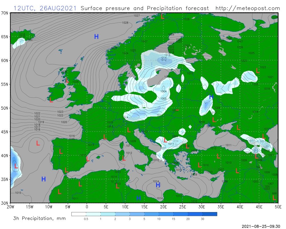Дожди и снижение температуры: какую погоду ждать в Киеве и Украине в ближайшие дни 1
