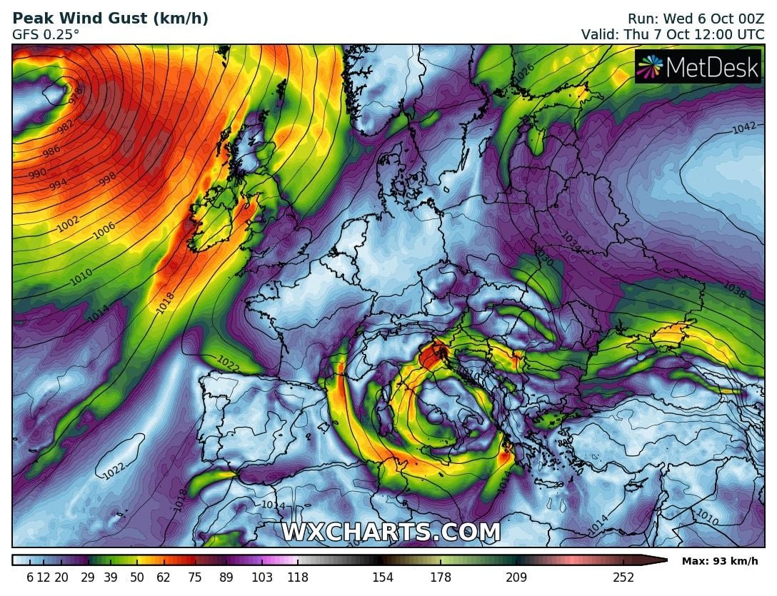 Украину накроют штормовые порывы ветра 1
