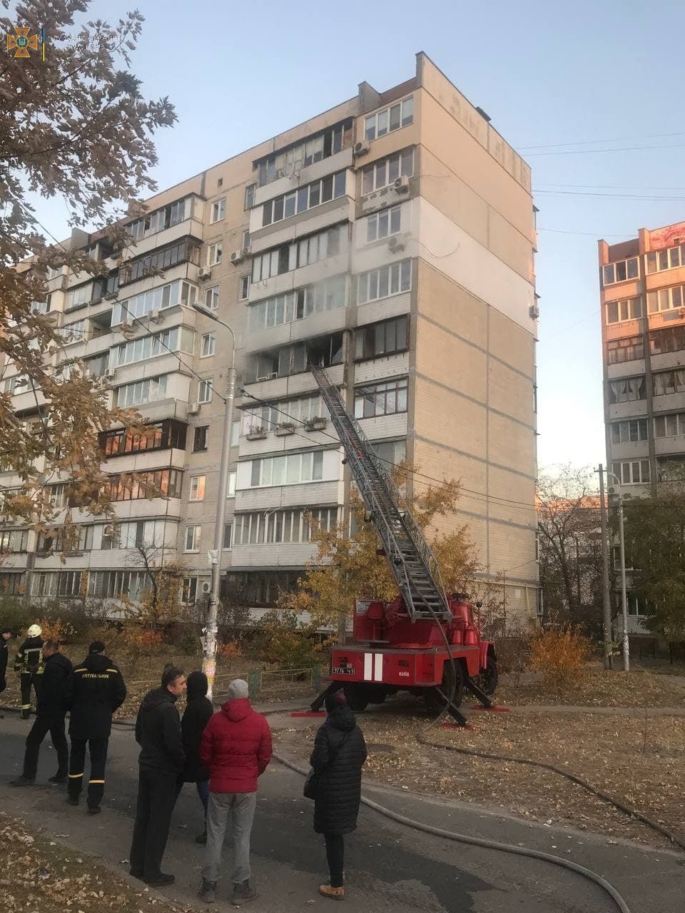 В Киеве на Оболони сгорела квартира 1