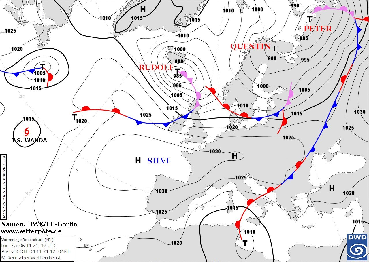 Над Украиной столкнутся антициклон Silvi и циклон Peter: какая погода будет в Киеве на выходных 1