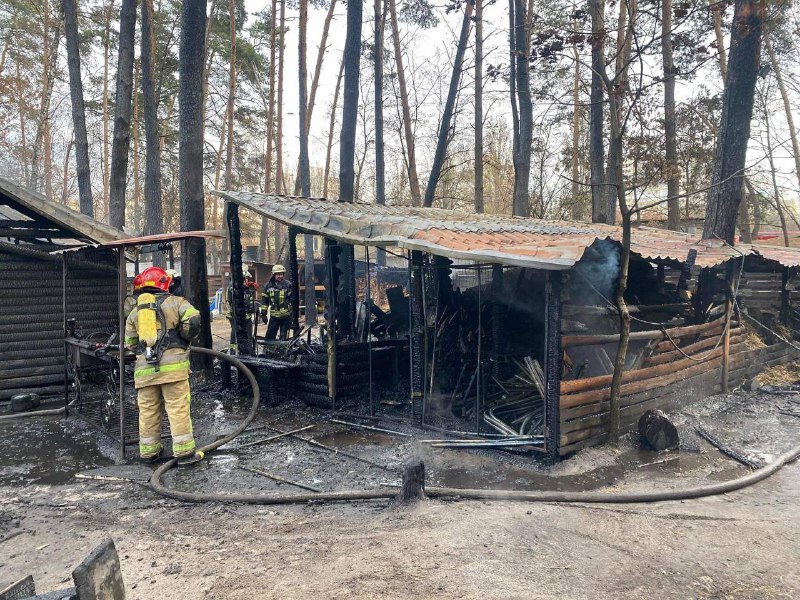 В Киеве загорелся контактный зоопарк 5