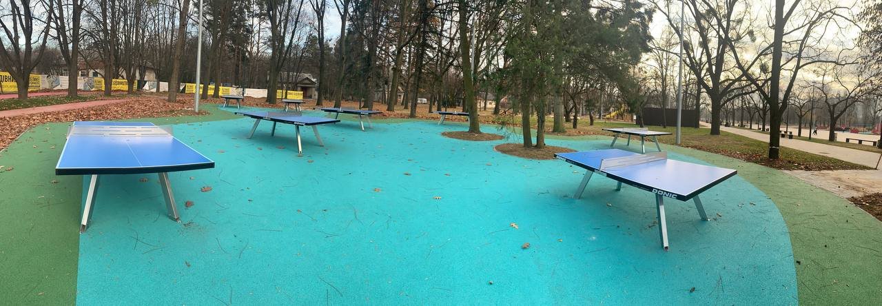 В Киеве расширили Урбан-парк на ВДНГ: там появились столы для тенниса 2