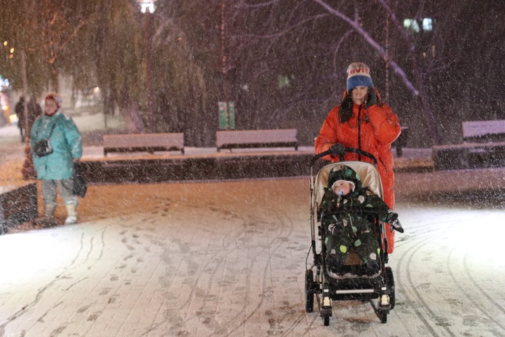 Первый снег в Киеве: фоторепортаж с заснеженных улиц 2