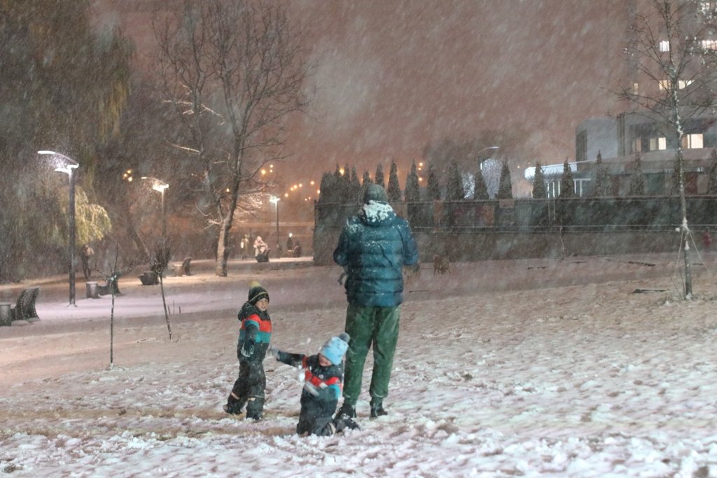 Первый снег в Киеве: фоторепортаж с заснеженных улиц 5
