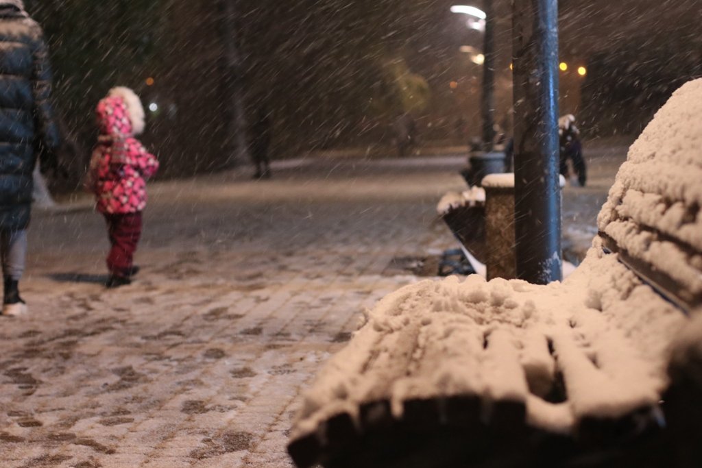 Первый снег в Киеве: фоторепортаж с заснеженных улиц 15