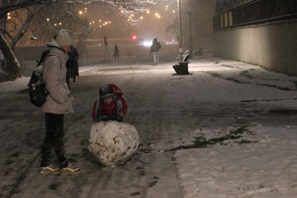Первый снег в Киеве: фоторепортаж с заснеженных улиц 21
