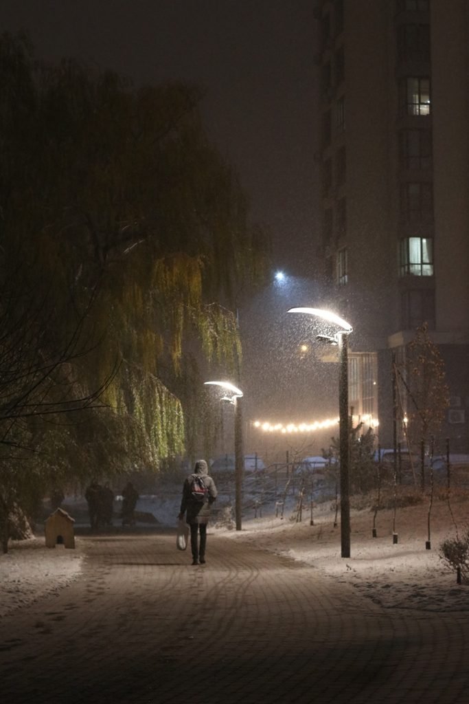 Первый снег в Киеве: фоторепортаж с заснеженных улиц 27