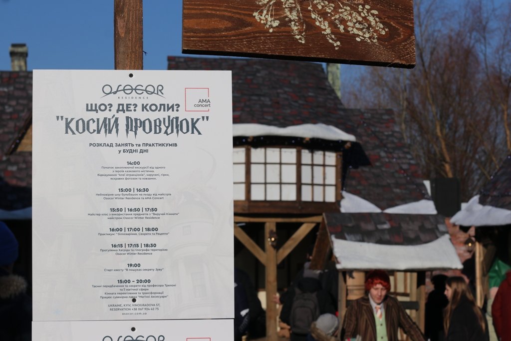 В Киеве открылся Osocor Winter Village: что вас ждет и чем удивит новогодний городок в стиле Гарри Поттера 12