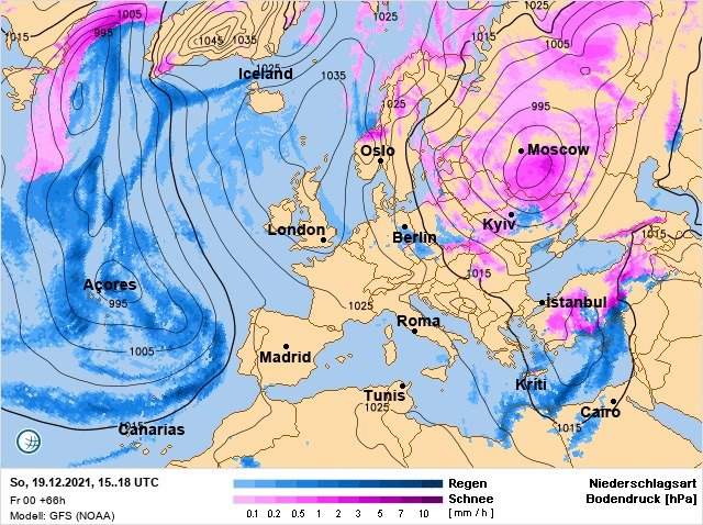 В Украину заходит антициклон Zafira: какую погоду принесет он в Киеве на Святого Николая 2