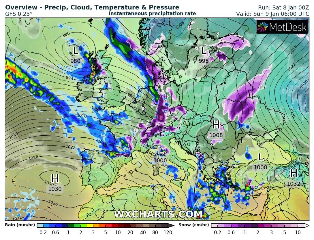 Сильный снегопад и существенные морозы: какая погода ждет Киев и Украину на неделе 1